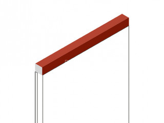 Декоративная рейка HiWood D12V1 OR3 из фитополимера под дерево 12мм х 12мм х 2.7м Декоративная рейка HiWood D12V1 OR3 из фитополимера под дерево 12мм х 12мм х 2.7м