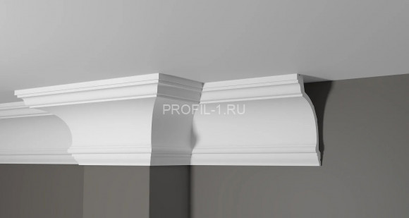 Потолочный плинтус Decor-Dizayn DD521 полистирол белый, под покраску 155х103х2000 мм Потолочный плинтус Decor-Dizayn DD521 полистирол белый, под покраску 155х103х2000 мм