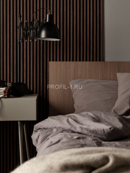 Реечная настенная панель VOX LINERIO S-LINE мокка 2650х122х12 мм Реечная настенная панель VOX LINERIO S-LINE мокка 2650х122х12 мм