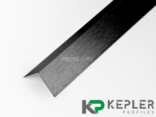 Декоративный уголок 15х15 мм из нержавеющей стали SS 304 FSAP002-15-BS S.S.304 черный сатинированный 3 м Декоративный уголок 15х15 мм из нержавеющей стали SS 304 FSAP002-15-BS S.S.304 черный сатинированный 3 м