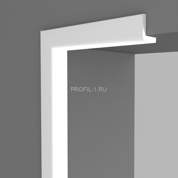 Уголок декоративный Decomaster D134 Дюропрофиль 30х30х2000 мм белый