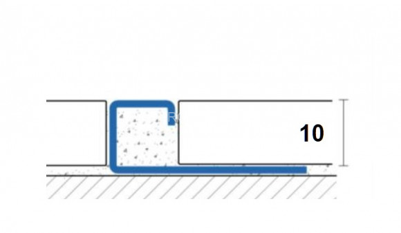 Латунный окантовочный П-профиль квадрат LUP 1008 ON 10 полированный 2,7м Латунный окантовочный П-профиль квадрат LUP 1008 ON 10 полированный 2,7м