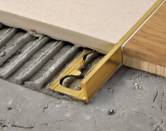 L-профиль латунный 12 мм Progress Profiles PTOL 125 полированный 2,7 м