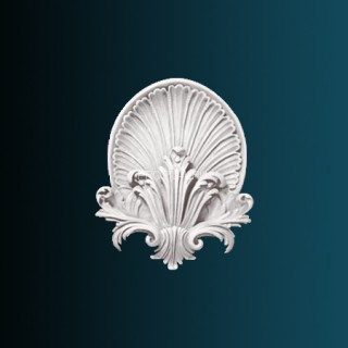 Декоративный орнамент Перфект G2078 белый 300х270х30 мм