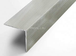 Алюминиевый уголок 40х40 мм равнополочный Л Белая сосна 2,7 м (упаковка 10 штук)