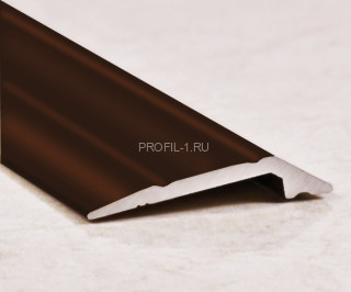 Разноуровневый порог алюминиевый с насечками 28 мм ПО-28х6 бронза глянец 2,7 м Разноуровневый порог алюминиевый с насечками 28 мм ПО-28х6 бронза глянец 2,7 м