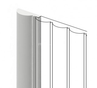 Финишный молдинг для панелей 12х36 мм HiWood LF137A NP белый 2,7 м Финишный молдинг для панелей 12х36 мм HiWood LF137A NP белый 2,7 м