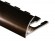 Профиль С-образный гибкий алюминий для плитки 8 мм PV10-07 eco бронза блестящая 2,7 м