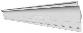 Потолочный плинтус Glanzepol GP-106 белый полистирол 227х77 мм 2 м