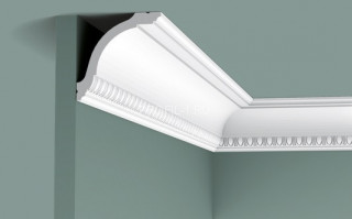 Потолочный плинтус Orac Decor Duropolymer CX128 белый полистирол 94х94 мм 2м