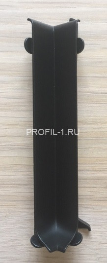 Уголок внутренний для плинтуса напольного ПЛ-120 черный муар
