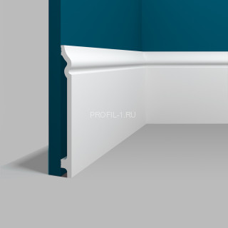 Напольный плинтус Перфект Плюс P113 белый ударопрочный 15х160 мм 2 м Напольный плинтус Перфект Плюс P113 белый ударопрочный 15х160 мм 2 м