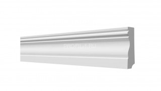 Напольный плинтус Decor-Dizayn 153 A полистирол белый, под покраску 95х15х2000 мм