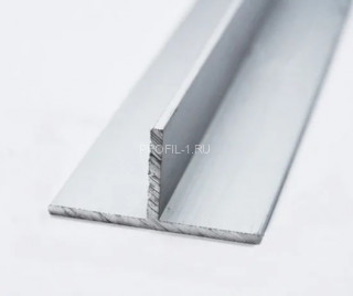 Алюминиевый тавр анодированный 15х15х2 мм 3м серебро