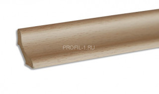 Галтель ПВХ Lemal вогнутая 20х20 мм Цвет 0073 Бук светлый 2,7 м