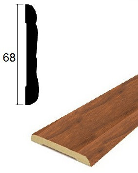 Наличник ПВХ 68 мм Lemal 22068 Цвет 8606 Под дерево 2,2 м Наличник ПВХ 68 мм Lemal 22068 Цвет 8606 Под дерево 2,2 м