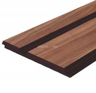 Стеновая панель Hiwood LV133 BR396K под дерево 120х12 мм 2,7 м Стеновая панель Hiwood LV133 BR396K под дерево 120х12 мм 2,7 м