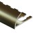 Профиль С-образный гибкий алюминий для плитки 8 мм PV10-17 eco титан блестящий 2,7 м