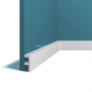 Напольный плинтус Перфект Плюс P80 белый дюрополимер 20х50 мм 200 см Напольный плинтус Перфект Плюс P80 белый дюрополимер 20х50 мм 200 см