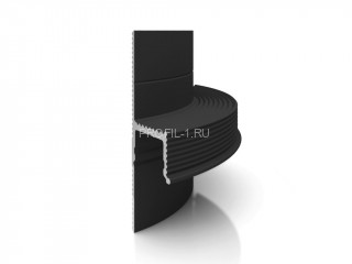 Радиусный элемент D003 на внешний угол R100 мм Decaro D003R100 черный Радиусный элемент D003 на внешний угол R100 мм Decaro D003R100 черный