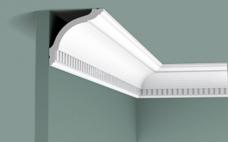 Потолочный плинтус Orac Decor Duropolymer CX129 белый полистирол 94х94 мм 2м