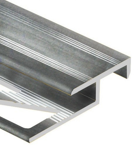 Профиль лестничный Т-образный 20х12 мм алюминий PV58-01 полированный 2,7 м