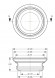 База колонны Orac Decor K1152 белая полистирол 125х320х320 мм