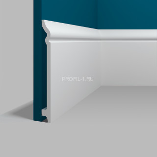 Напольный плинтус Перфект Плюс P114 белый ударопрочный 18х180 мм 2 м Напольный плинтус Перфект Плюс P114 белый ударопрочный 18х180 мм 2 м