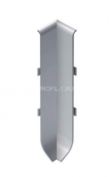 Угол внутренний для напольного плинтуса 60 мм NEEXY I-AKBD60-MS серебро матовое Угол внутренний для напольного плинтуса 60 мм NEEXY I-AKBD60-MS серебро матовое
