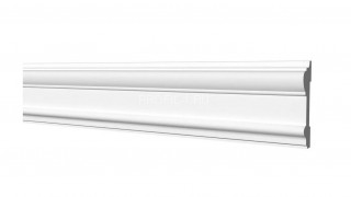 Молдинг Decor-Dizayn DD601 полистирол белый, под покраску 96х25х2000 мм