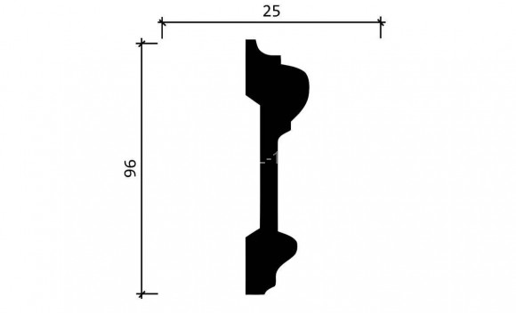 Молдинг Decor-Dizayn DD601 полистирол белый, под покраску 96х25х2000 мм Молдинг Decor-Dizayn DD601 полистирол белый, под покраску 96х25х2000 мм