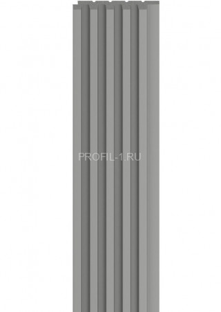 Реечная настенная панель VOX LINERIO S-LINE серая 2650х122х12 мм Реечная настенная панель VOX LINERIO S-LINE серая 2650х122х12 мм