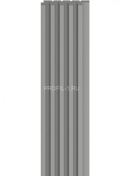 Реечная настенная панель VOX LINERIO S-LINE серая 2650х122х12 мм Реечная настенная панель VOX LINERIO S-LINE серая 2650х122х12 мм