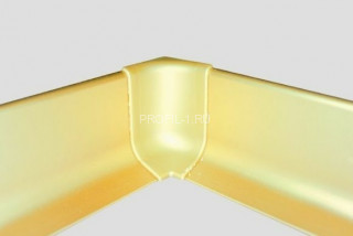 Фурнитура для плинтуса Effector уголок внутренний Q 63.00 золото