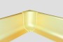 Фурнитура для плинтуса Effector уголок внутренний Q 63.00 золото