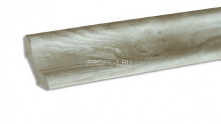 Галтель ПВХ Lemal вогнутая 20х20 мм Цвет 0074 Ясень 2,7 м