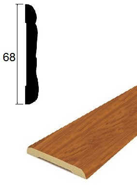 Наличник ПВХ 68 мм Lemal 22068 Цвет 8643 Орех миланский 2,2 м Наличник ПВХ 68 мм Lemal 22068 Цвет 8643 Орех миланский 2,2 м