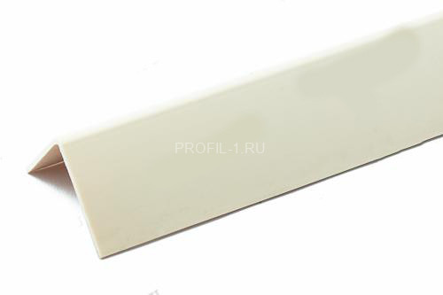 Пластиковый уголок 30х30 Cezar 102 Кремовый 2,75 м (25 штук)