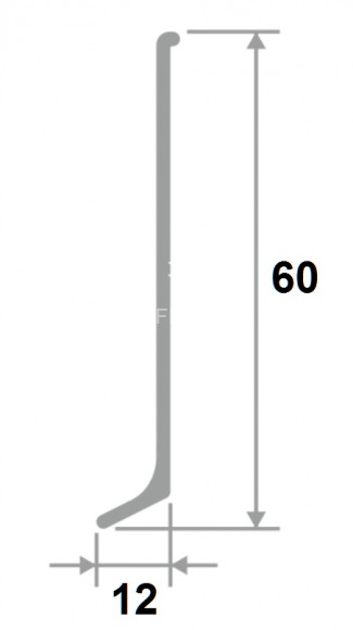 Уголок внутренний для плинтуса Диал ПЛ-60ув черный Уголок внутренний для плинтуса Диал ПЛ-60ув черный