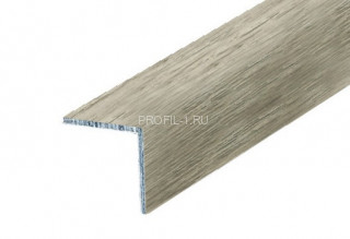 Алюминиевый уголок 40х40 мм равнополочный КД Дуб северный 2,7 м (упаковка 10 штук)