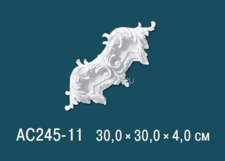 Угловой элемент с орнаментом Перфект AC245-11 300х300 мм