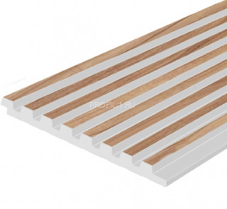 Стеновая панель Hiwood LV129 BR417N под дерево 120х12 мм 2,7 м Стеновая панель Hiwood LV129 BR417N под дерево 120х12 мм 2,7 м