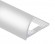 Алюминиевый профиль для плитки С-образный 8 мм PV16-24 белый Ral 9016 2,7 м