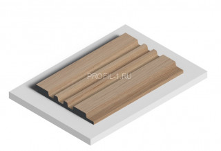 Декоративная панель HiWood LV121 BR417 под дерево 12х120 мм 2,7 м