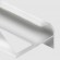 Алюминиевый профиль F-образный округлый с рифлением для ступеней 10 мм PV56-02 серебро матовое 2,7 м