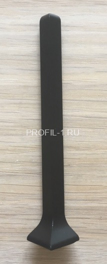 Уголок наружный для плинтуса напольного ПЛ-120 черный муар