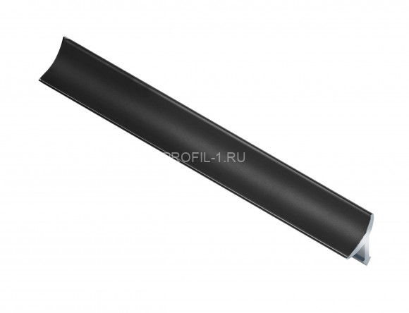 Внутренний угловой профиль для плитки NEEXY PV30-19 BBL черный блестящий 2.7 м