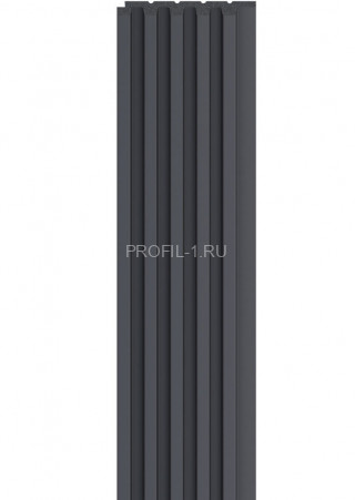 Реечная настенная панель VOX LINERIO S-LINE антрацит 2650х122х12 мм Реечная настенная панель VOX LINERIO S-LINE антрацит 2650х122х12 мм