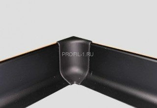 Фурнитура для плинтуса Effector уголок внутренний Q 63.005 черный