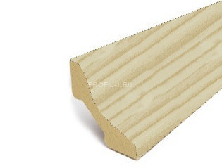 Галтель ПВХ Lemal вогнутая 20х20 мм Цвет 0087 Под дерево 2,7 м